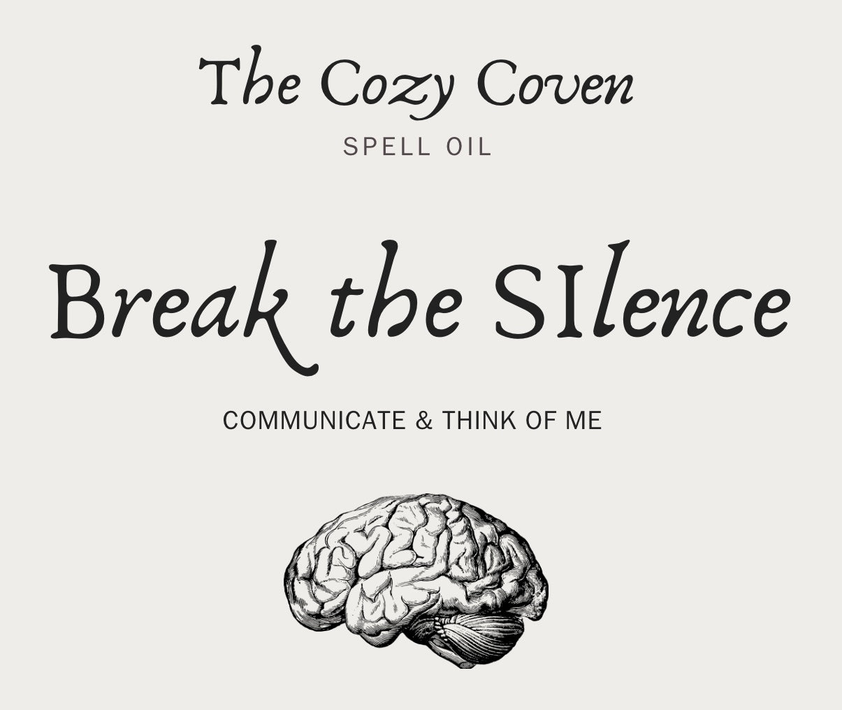 Break the Silence - Communication Spell Oil